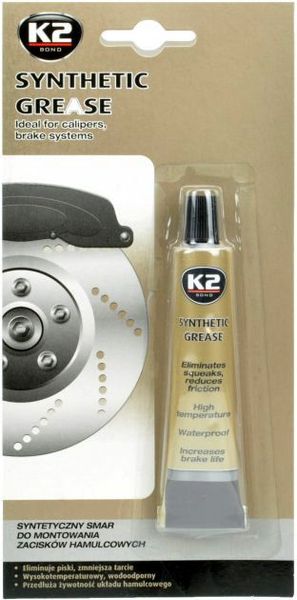 Змащення гальмівних супортів K2 BOND SYNTHETIC GREASE 18 мл B405 (K20012) 59325 фото