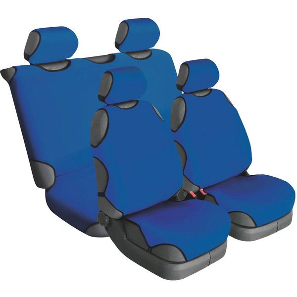 Чехлы майки для сидений Beltex COTTON комплект Синие (BX13310) 2233 фото