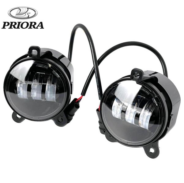 LED Протитуманні фари для Priora (Пріора) 2170-2173 2 шт (HPG-106) 63434 фото