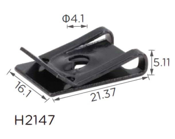 Скоба под винт L-21, 9x16, 1 D=4 Форд, Шевроле, ФордH2147) 68472 фото