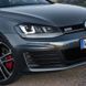Емблема напис GTD для Volkswagen в решітку червона 90х27 мм метал (на кріпленнях) 95659 фото 2