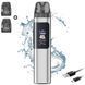 Багаторазова POD-система Elf Bar ELFX PRO kit 1200 mAh Silver Срібний 82660 фото