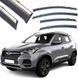 Дефлекторы окон ветровики Benke для Chery Tiggo 4/5X 2017- Хром Молдинг Нержавейка 3D (BCYT5X1723-W/S) (170-171) 66137 фото 1