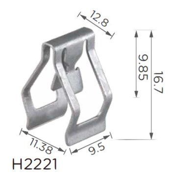 Скоба Volkswagen, Audi, Seat, Skoda (1J0858137B, 16540)H2221) 73860 фото