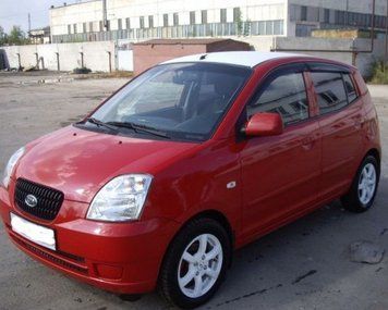 Дефлекторы окон ветровики Kia Picanto 2003-2005 2006- K10803 фото