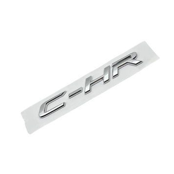 Эмблема надпись C-HR для Toyota Хром 160х20 мм пластик (на скотче) 95869 фото