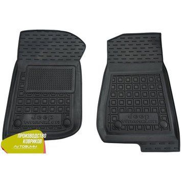 Передние коврики в автомобиль Jeep Wrangler 2019,5- 2/4 двери (Avto-Gumm) 27544 фото