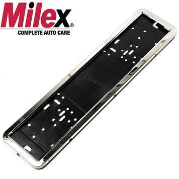 Рамка номера Milex нержавейка Супер качество 1шт (RT-25350) 48759 фото