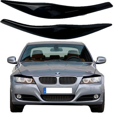 Вії фар для BMW 3 (E90) 2005-2012 Седан Voron Glass 58920 фото