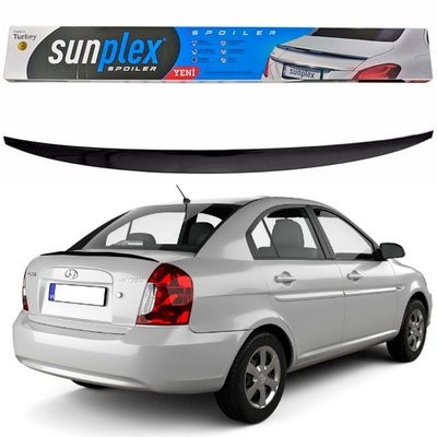 Спойлер багажника Ліп Hyundai Accent Verna 2006-2013 SunPlex (SPO-2 009 102) 63295 фото