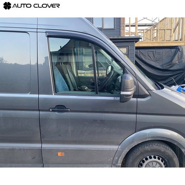 Дефлекторы окон ветровики для Volkswagen Crafter 2017- 2 шт (Auto Clover) 89789 фото