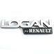 Емблема напис Logan by Renault скотч 3M 145 x 25 мм 5836(MTJ) 5255(MTJ) фото