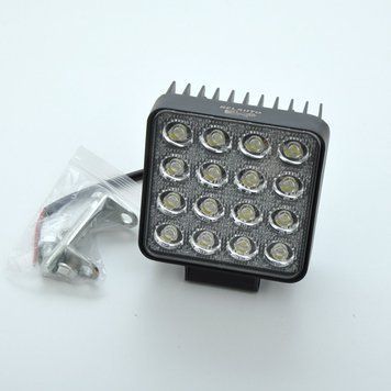 Додаткова LED фара 48W (3W*16) 10-30V 108x108x58 mm Близький 1 шт (BOL1803 Flood) 56011 фото