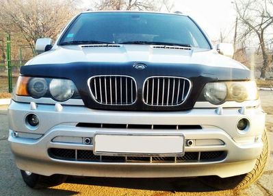 Дефлектор капоту мухобійка для BMW Х5 (Е53) 2000- 2004 /з обліц.радиат без вирізу під знак 9227 фото