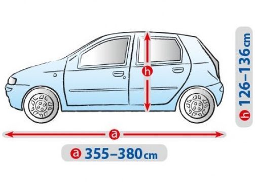 Тент автомобільний для Хечбека / Універсалу Kegel-Blazusiak M2 380-405 х 126-136 см Basic Garage (5-3955-241-3021) 61100 фото