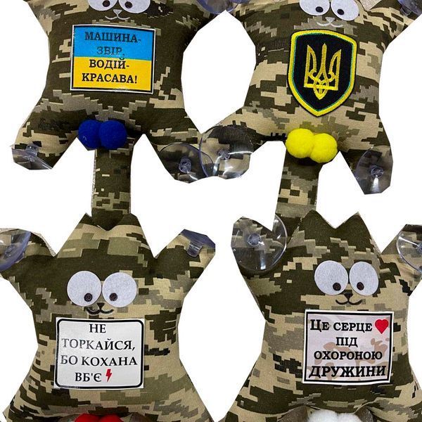 Игрушка на присоске Кот Саймон Все будет Украина Пиксель 66224 фото