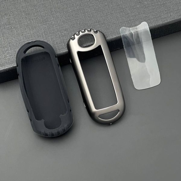 Чехол для автоключей Mazda с Брелоком Темный хром Оригинал (YT0020) 44743 фото