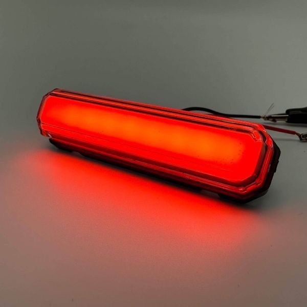 LED Габарит Thoc Auto 85 х 20 мм 12/24V 9 діод Неоновий Червоний (ТН-962) 1 шт ТН-962 фото