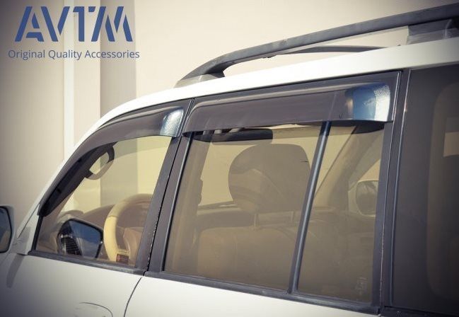 Дефлектори вікон вітровики для Toyota Land Cruiser 100/Lexus LX470 1997-2007 (широкі) WND256877 фото