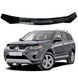 Дефлектор капота мухобойка Mitsubishi Outlander XL 2009-2012 (Рестайлинг) Voron Glass MM30307 фото 1