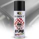 Фарба Акрилова Bosny Спрей 400 мл Чорний Мат Flat Black (№4) 101096 фото