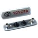 Емблема шильдик Toyota для автомобільних килимків Алюміній 1 шт 60786 фото 1