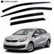 Дефлекторы окон ветровики для Kia Rio 2010-2017 Europe 4 шт (Auto Clover) 89989 фото 1