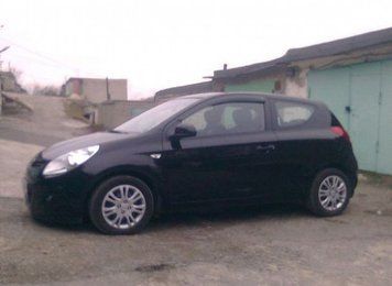Дефлекторы окон ветровики для Hyundai i20 3d хечбек 2009- H22209 фото