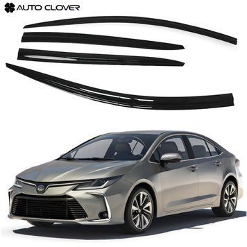 Дефлектори вікон ветровики для Toyota Corolla 2019- 4 шт (Auto Clover) AC E221 89867 фото