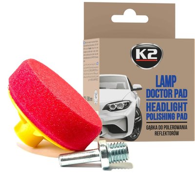 Коло полірувальне K2 Lamp Doctor Pad 80 мм М14 Рожевий (Щільність Середня) K533 62061 фото