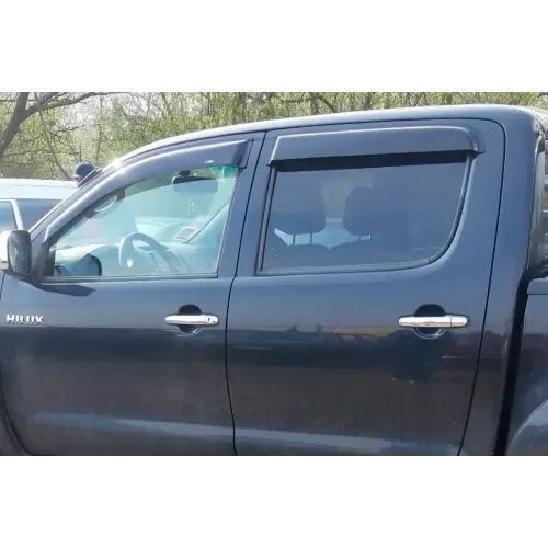 Дефлекторы окон ветровики HIC для Toyota Hilux 2004-2015 (T08) T08 фото
