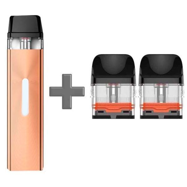 Багаторазовий Pod-Набір Vaporesso Xros Mini 1000mAh 2 мл (Картриджів 0.8 ОМ 3 шт) Gold Золотий 66701 фото