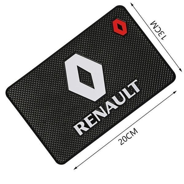 Антискользящий коврик торпеды с логотипом Renault 40473 фото