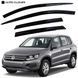 Дефлектори вікон вітровики для Volkswagen Tiguan 2007-2017 4 шт (Auto Clover) 63841 фото