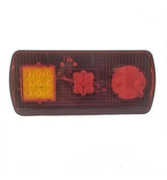 Задній ліхтар LED універсальний прямокутний 23х10 см 12/24V 5W Ф-422L 60310 фото