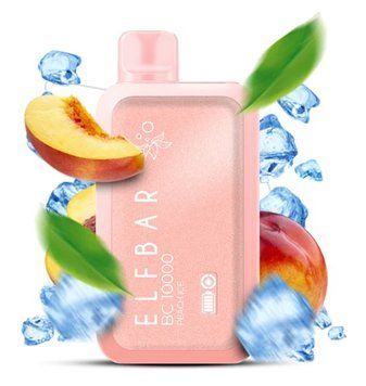 Elf Bar BC 10000 Затяжек Peach Ice (Персик Лед) С Индикацией 65940 фото
