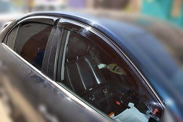 Дефлектори вікон вітровики для Hyundai Sonata NF 2004 H22104 фото