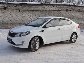 Дефлекторы окон ветровики Kia Rio JB седан 2010 K12610 фото