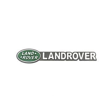 Эмблема надпись LAND ROVER алюминий (на скотче) 90540 фото