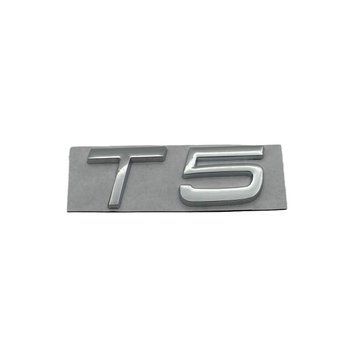 Емблема напис T5 для Volvo хром 71х26 мм метал (на скотчі) 95671 фото