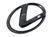 Емблема задня LEXUS чорна 110х75мм пластик (на скотчі) 95334 фото