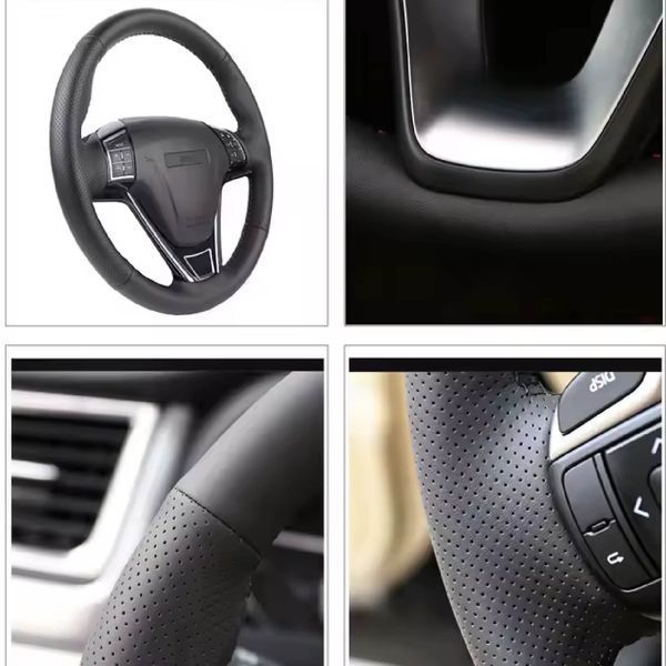 Чохол Обплетення Керма для Volkswagen Passat B6 / Golf 5 / Jetta / Tiguan 2005-2011 Шкіра (Модельна Викрійка) 101057 фото