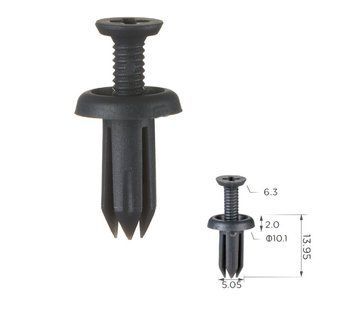 Кліпса розпірні Toyota, Kia, Hyundai (90467-05090-B1, 90467-05090, 9046705090) (C1177) 74060 фото