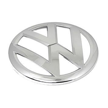 Эмблема передняя Volkswagen Golf 7 2012-2020г Хром 135мм объемная пластик OEM 5G0853601 2ZZ (VAG) 90303 фото
