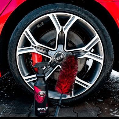 Щітка ручна для очищення Дисків та Ковпаків K2 Wheel Scepter (D7010) K20618 65673 фото