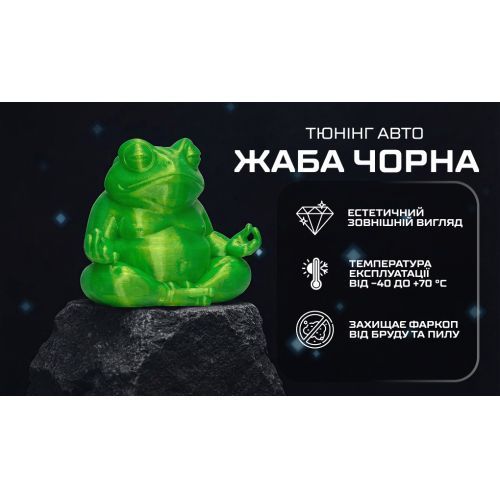 Защитный колпачок фаркопа Жаба Зеленая 100932 фото