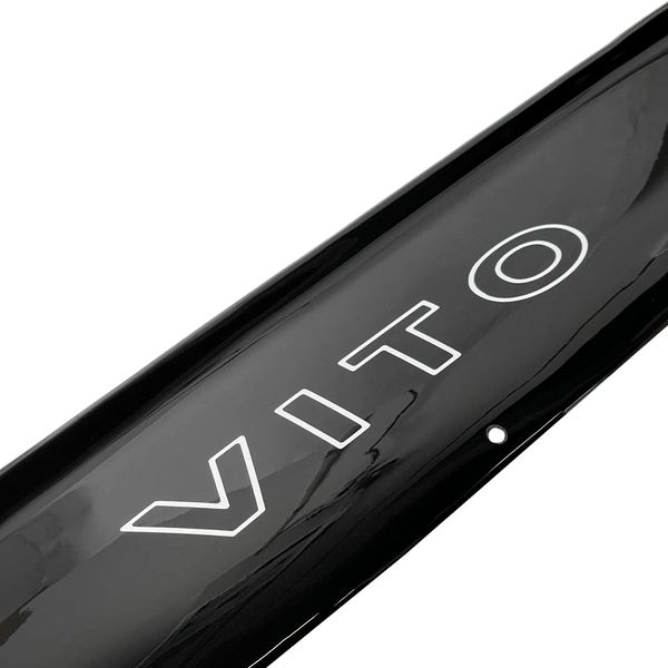 Дефлектор капота мухобойка Mercedes Vito 639 2003-2014 Евро крепление Voron Glass MM20403 фото