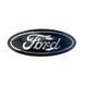 Емблема Ford чорна+хром 125&times;50 мм пластик (на скотчі) 96137 фото