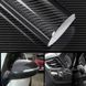 Автомобільна Плівка ПВХ 6D Карбон Світло сірий 1.52 Метра х 10 см 160 мікрон (CL-6DCF-04) 79404 фото 3
