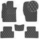 Коврики в салон для Mazda CX-7 2006-2012 Экокожа с подпятником Черные 5 шт (Rombus) 70229 фото 1